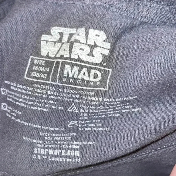 Youth Star War Baby Yoda T-shirt - Picture 3 of 3